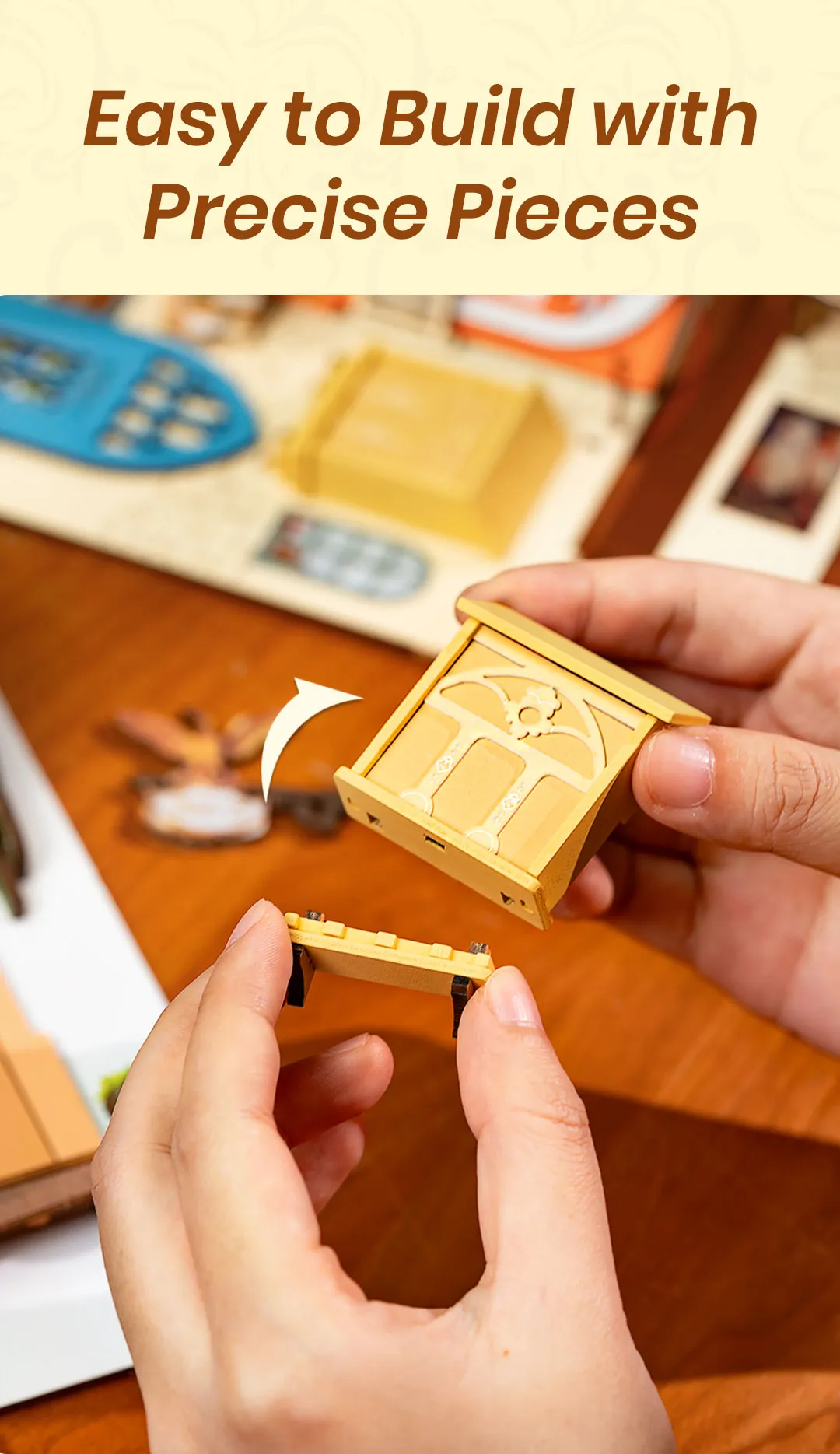 Book Nook: Venice - Suportes para livros em miniatura de madeira 3D - divisória de prateleira (cópia)