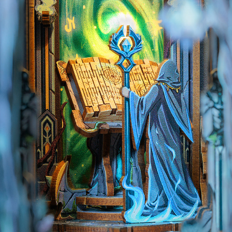 Book Nook: The Magic Door - CIRCUS Wooden 3D Miniature - HP Puzzle / DIY Magic World Puzzle