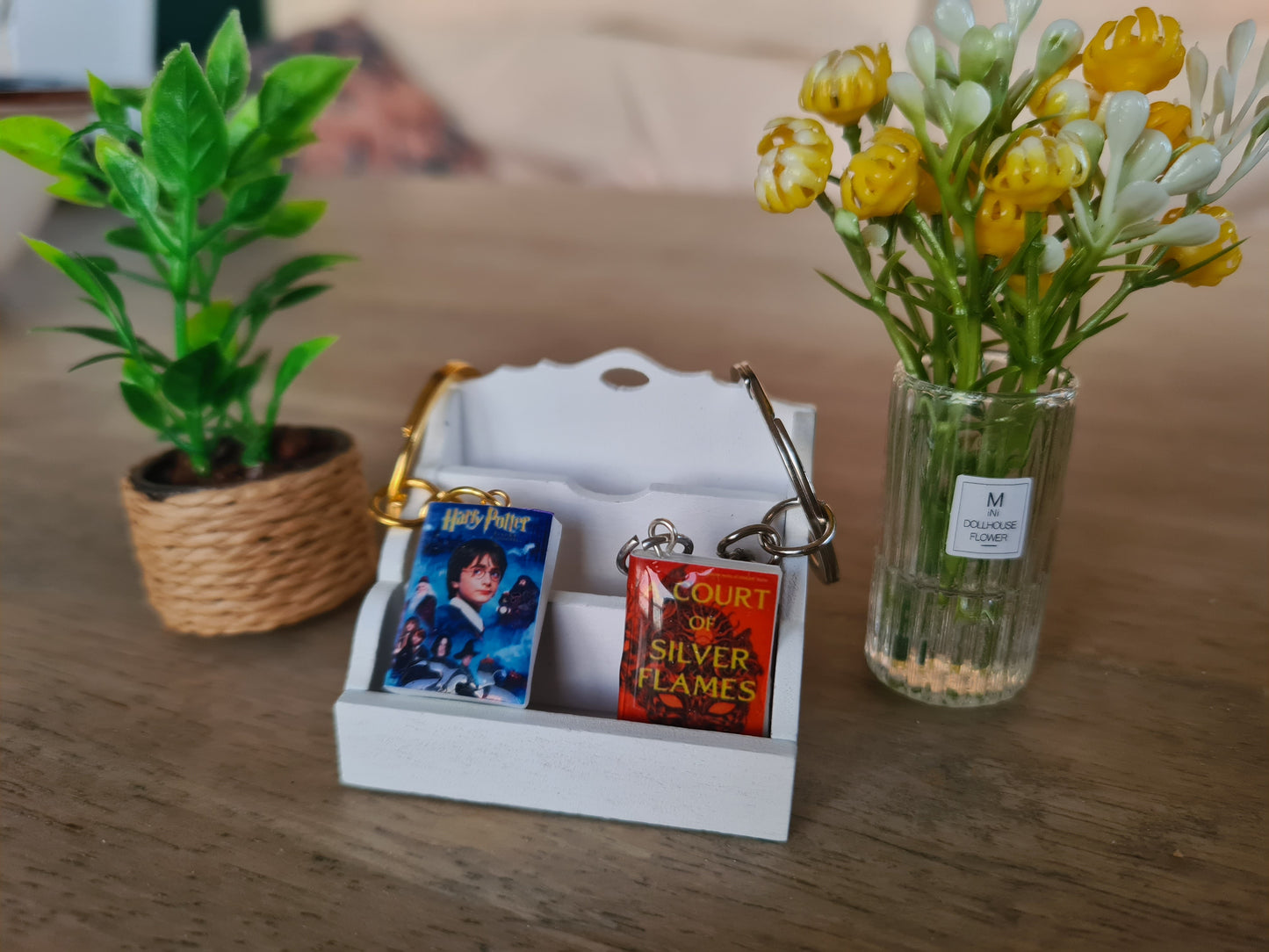 Llavero Personalizado con Mini Libro Hecho a Mano - Joyería artesanal - Colección Circus Jelwery Boutique