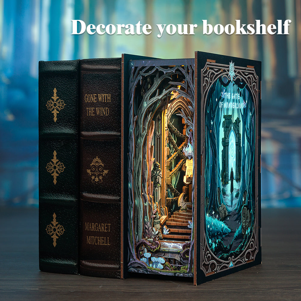 Book Nook: The Magic Door - CIRCUS Wooden 3D Miniature - HP Puzzle / DIY Magic World Puzzle