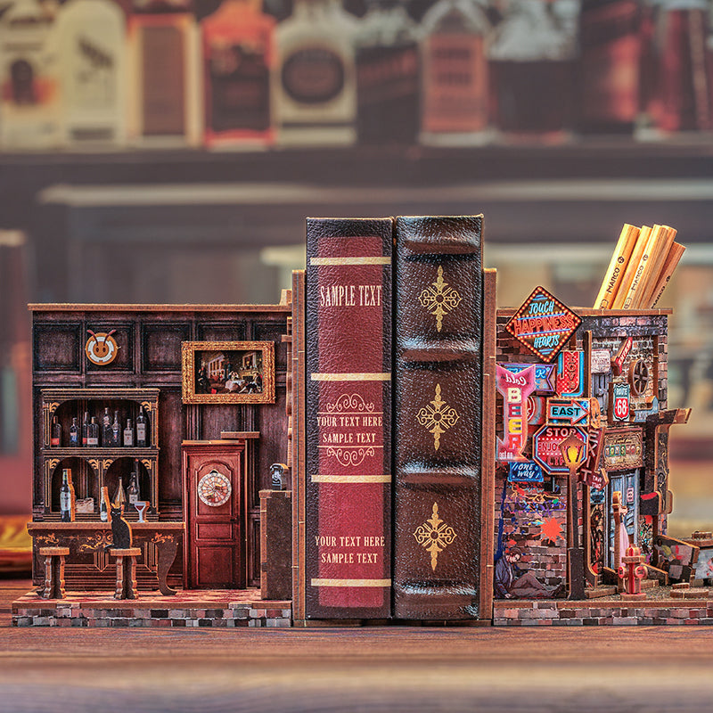 Bookend: Crime Scene - Wooden 3D Bookends