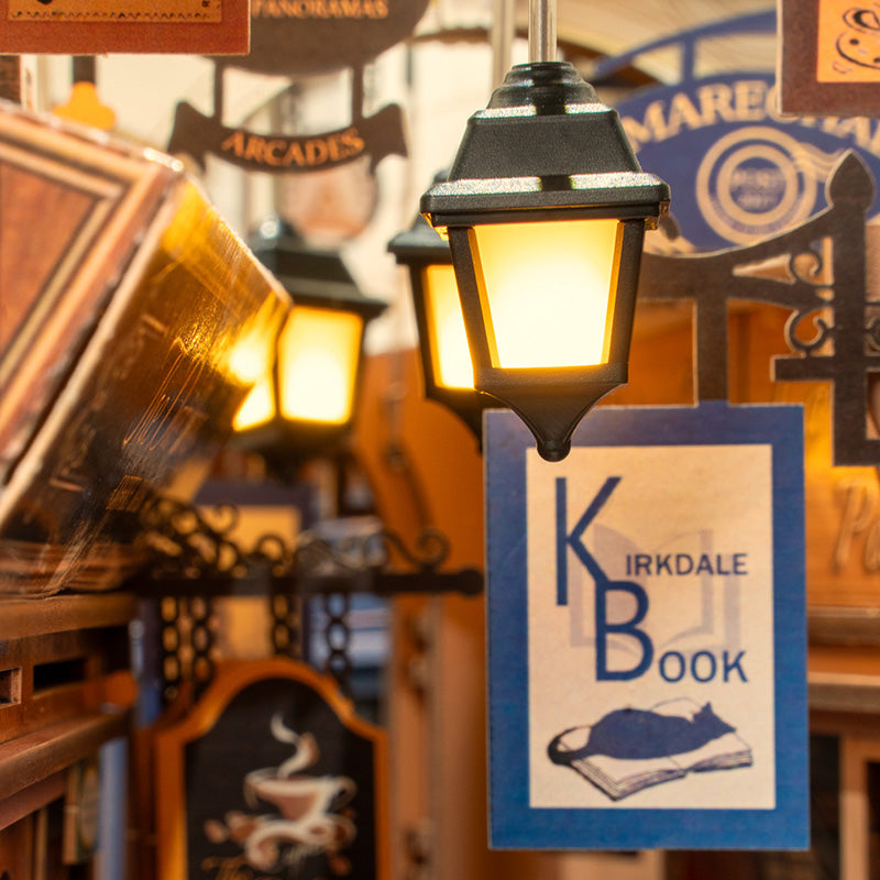 Book Nook Perfect Date in Paris - Wooden 3D Puzzle Miniature Bookends - Bookshelf Divider (Copy)