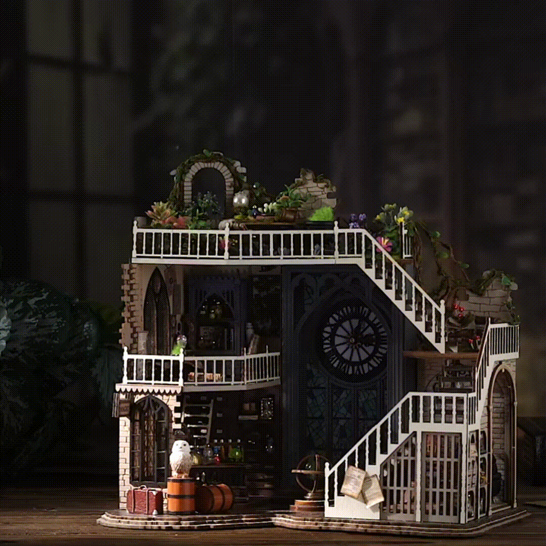 The Magic Mansion - Book Nook CIRCUS - Miniature World: Advanced Level
