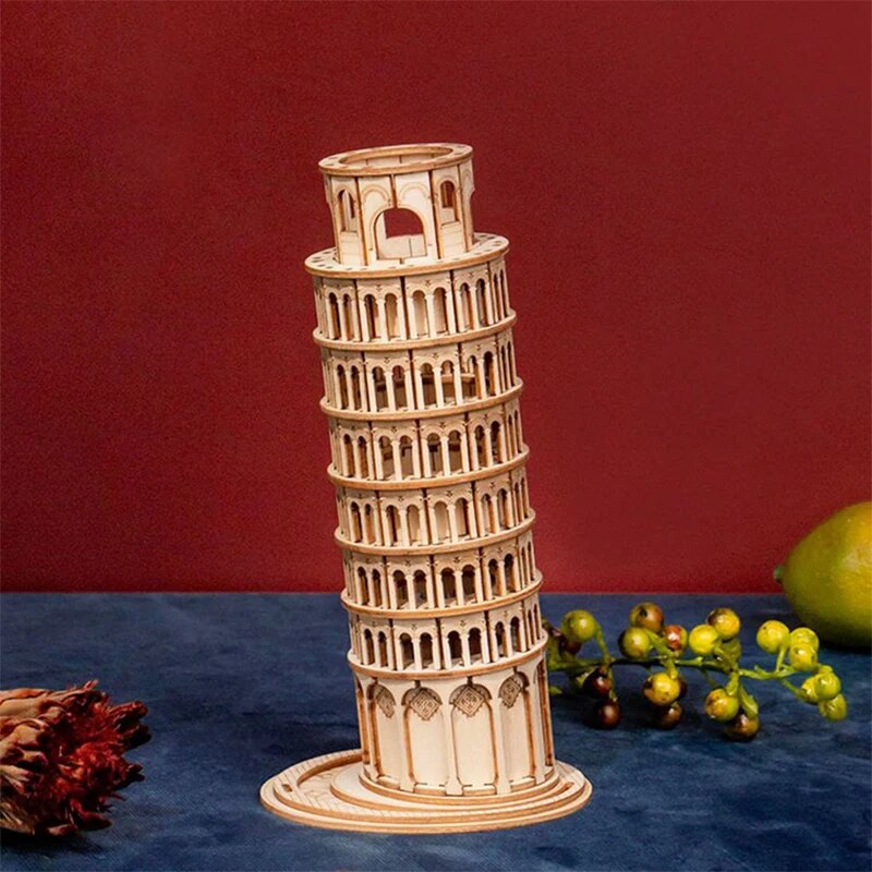 Eiffel Tower - Circus Wooden Puzzle - 3D PUZZLE