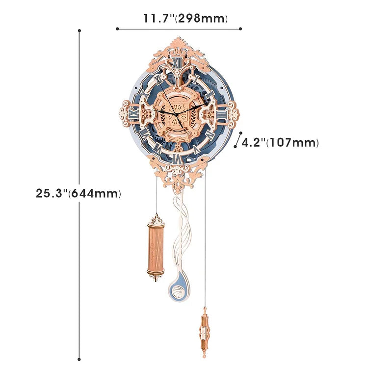 Classic wall clock - Circus Puzzle 3D PUZZLE