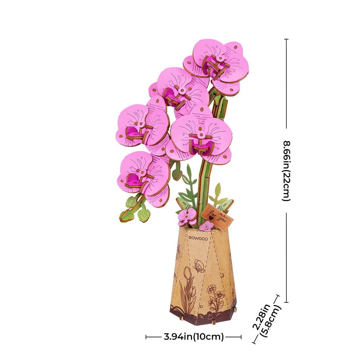 Flores de madera III - Circus Puzzle Flores 3D