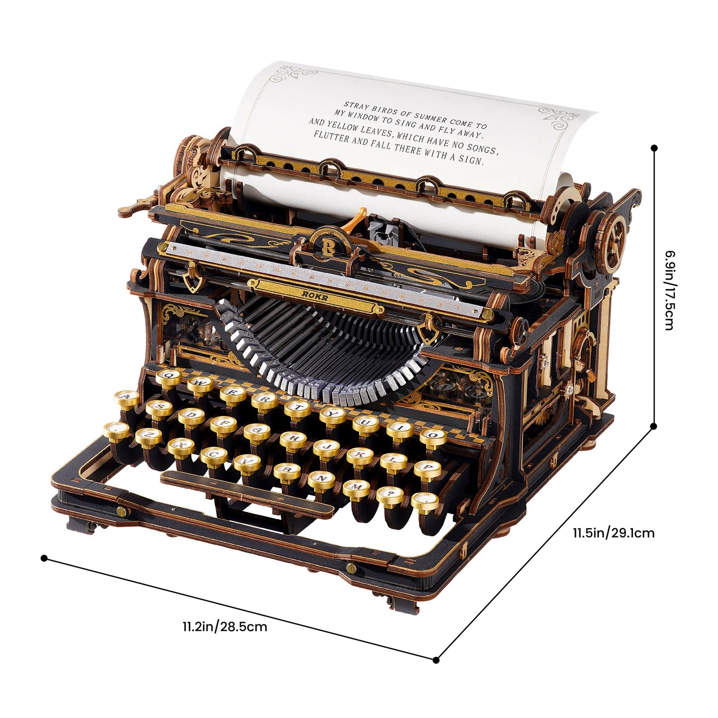 Máquina de Escribir 3D Mecánica - Circus