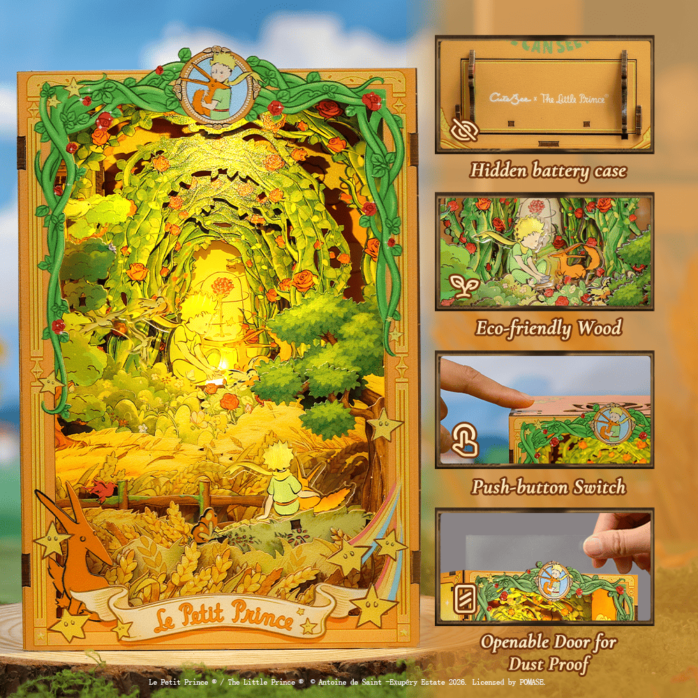 El Principito: La pradera - Book nook XL
