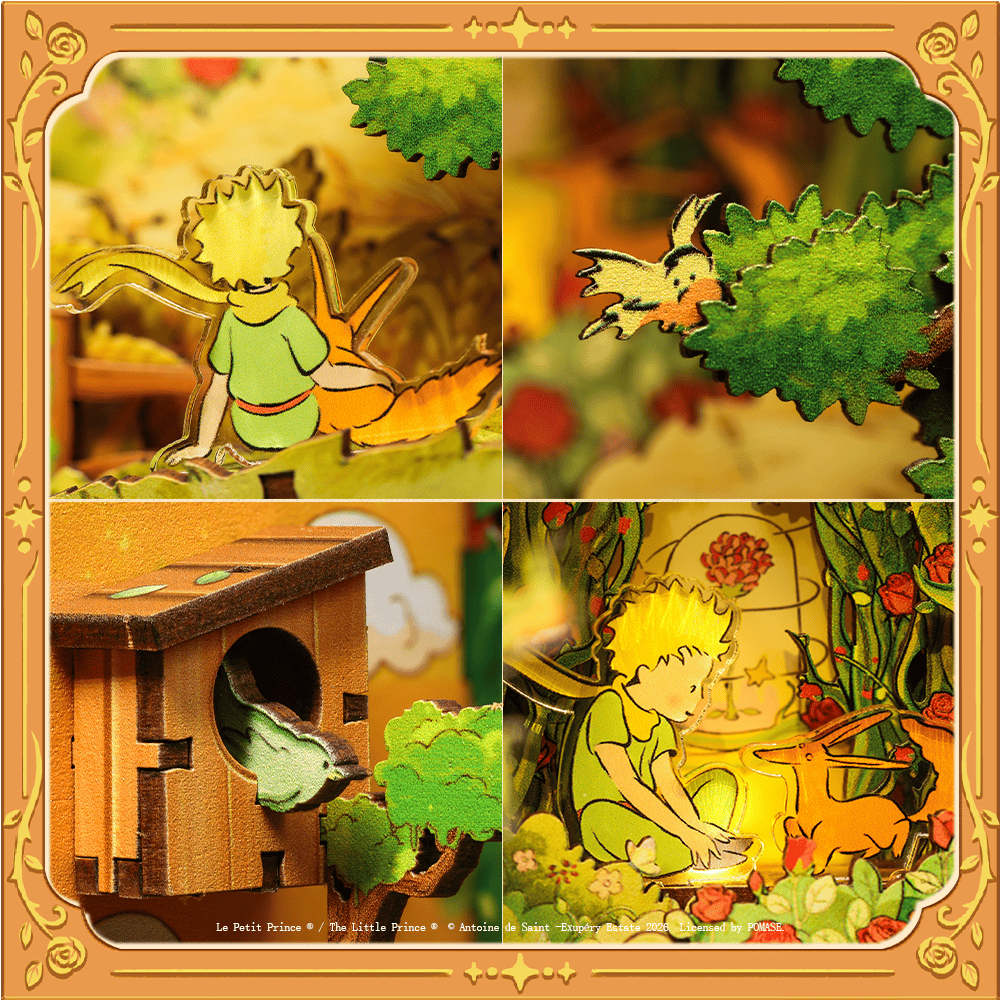 El Principito: La pradera - Book nook XL