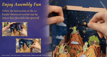 El Principito: El planeta y la rosa - Book nook XL