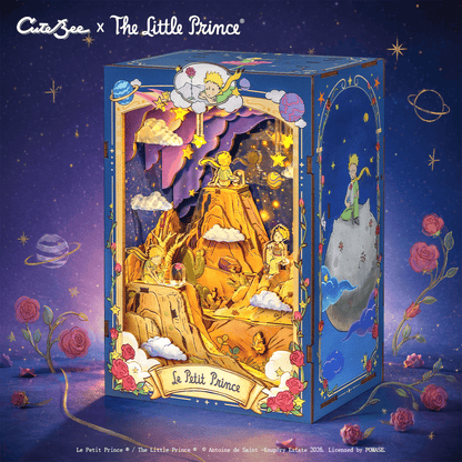 El Principito: El planeta y la rosa - Book nook XL