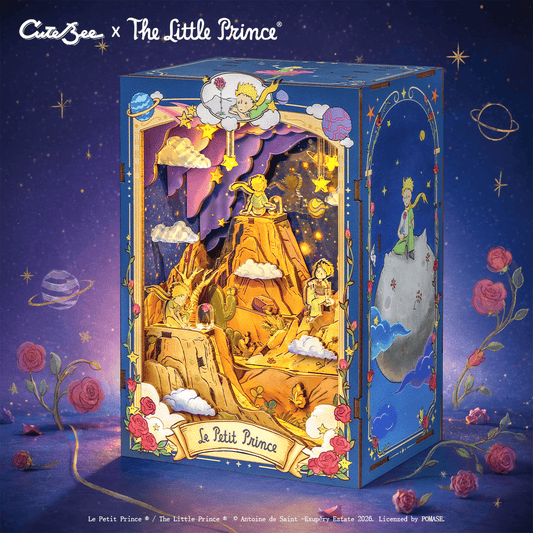 El Principito: El planeta y la rosa - Book nook XL