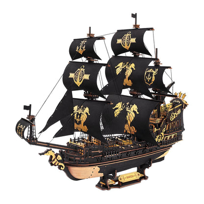 Barco pirata en miniatura  - Puzzle 3D