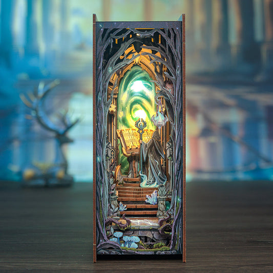 Book Nook: The Magic Door - CIRCUS Wooden 3D Miniature - HP Puzzle / DIY Magic World Puzzle 