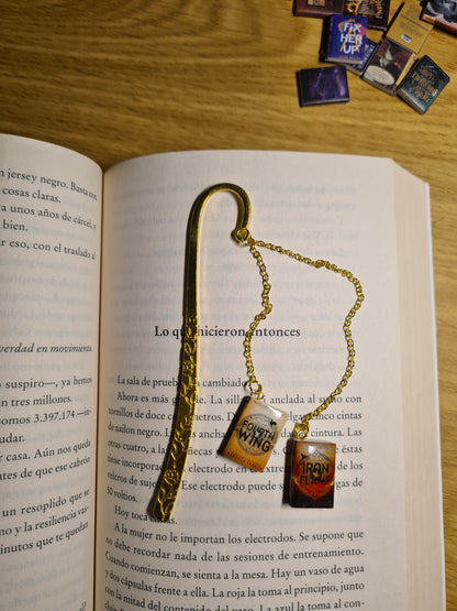 Marcapáginas Mini Libro Personalizado - Hecho a Mano - Joyería artesanal Circus Boutique