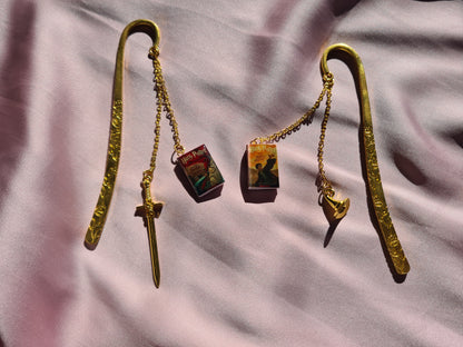 Book Earrings (Personalized) - Custom Handmade Jewelry - BookLovers Collection: Circus X Blay