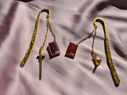 Book Earrings (Personalized) - Custom Handmade Jewelry - BookLovers Collection: Circus X Blay