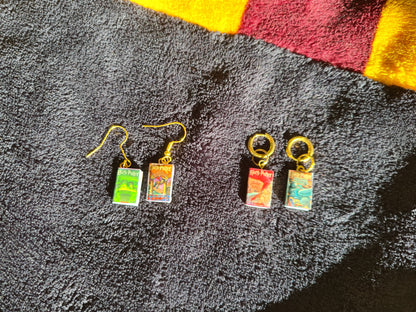 Pendientes de libros (personalizados) - Joyería artesanal a medida - Colección BookLovers: Circus Jelwery Boutique