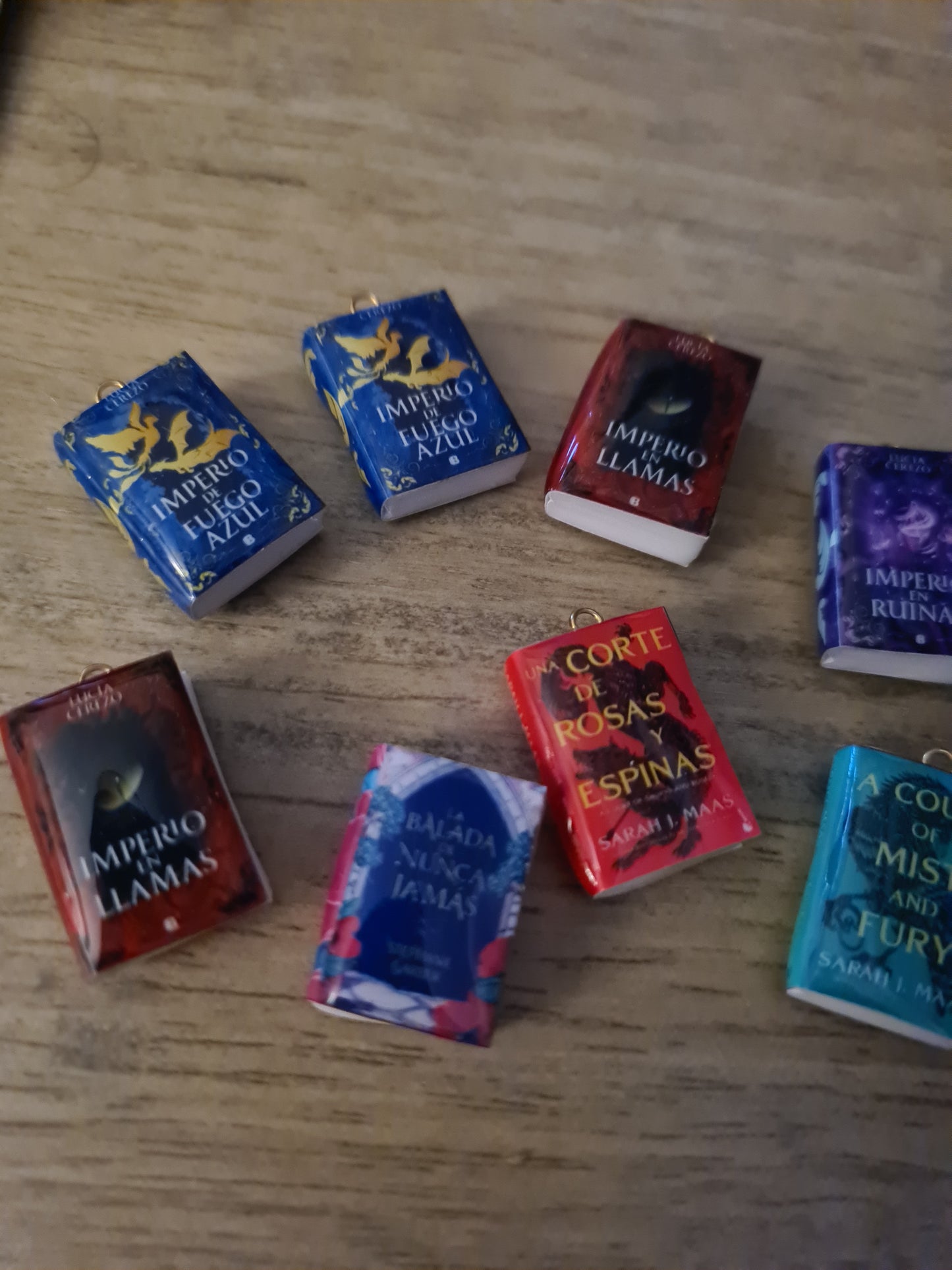 Book Earrings (Personalized) - Custom Handmade Jewelry - BookLovers Collection: Circus X Blay