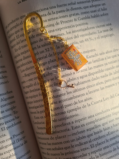 Marcapáginas Charm + Mini Libro (personalizado)