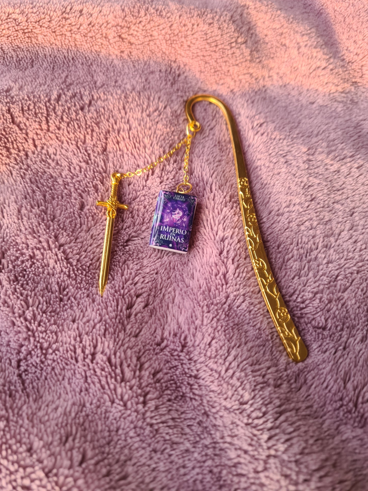 Marcapáginas Charm + Mini Libro (personalizado)