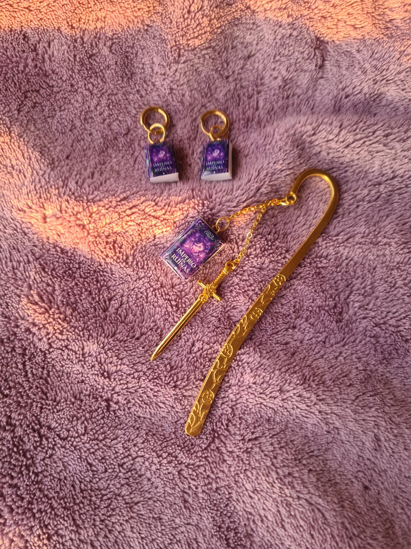 Marcapáginas Charm + Mini Libro (personalizado)