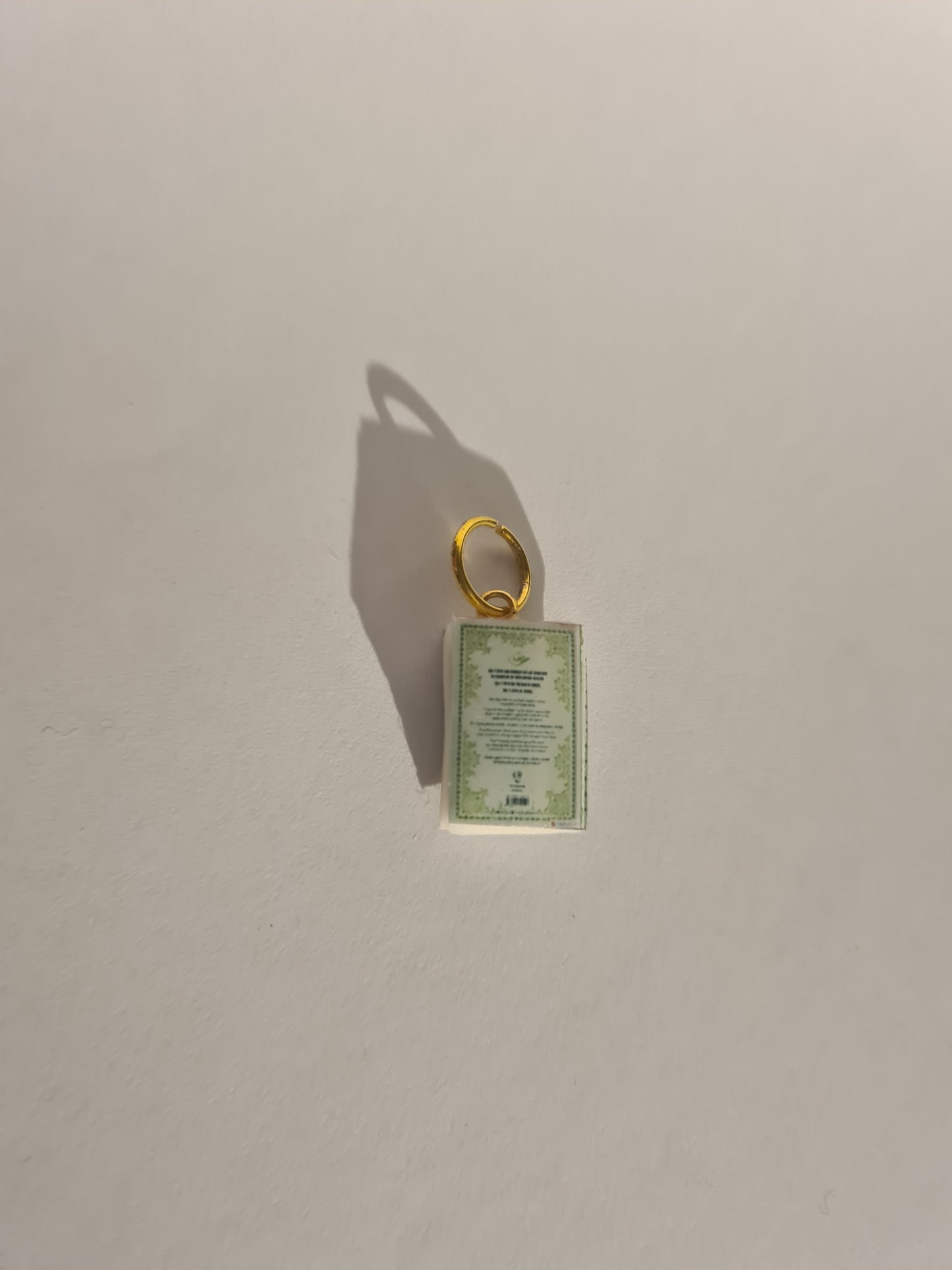 Charm Colgante Personalizado con Mini Libro