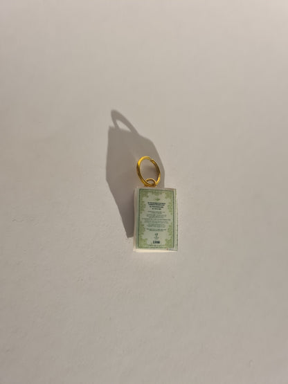 Charm Colgante Personalizado con Mini Libro