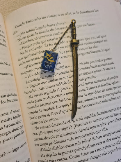 Book Earrings (Personalized) - Custom Handmade Jewelry - BookLovers Collection: Circus X Blay