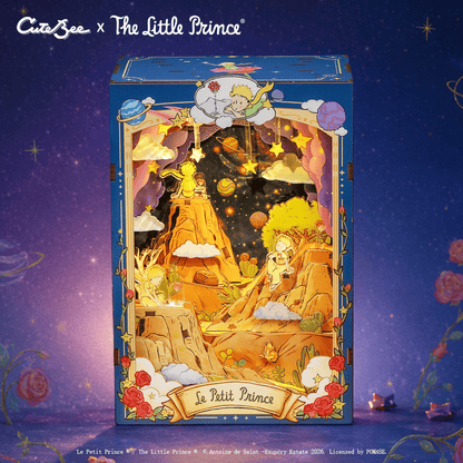 El Principito: El planeta y la rosa - Book nook XL