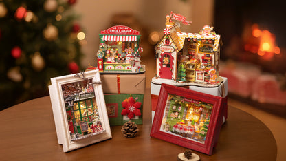 Caseta de Caramelos de Navidad – Miniatura 3D Puzzle