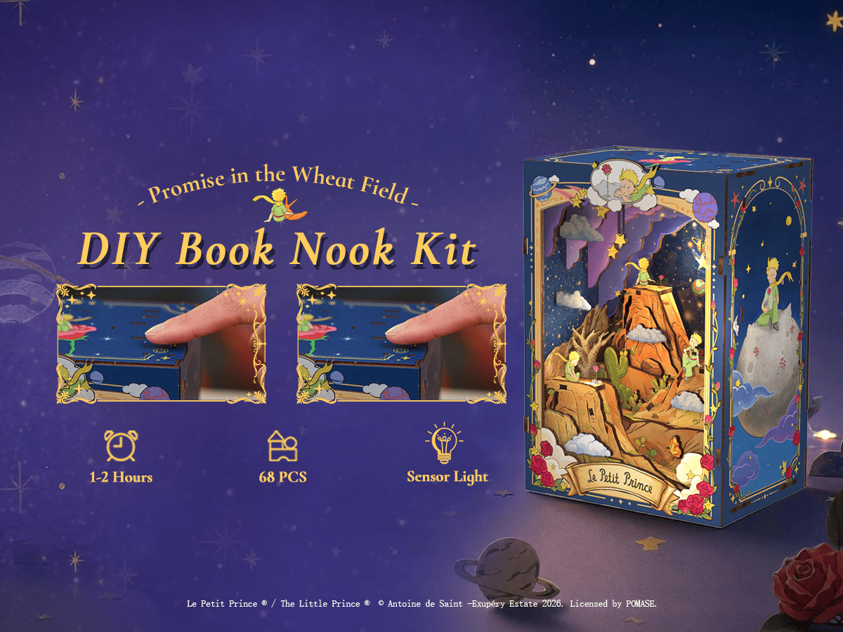 El Principito: El planeta y la rosa - Book nook XL