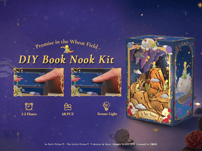 El Principito: El planeta y la rosa - Book nook XL