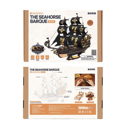 Barco pirata en miniatura  - Puzzle 3D