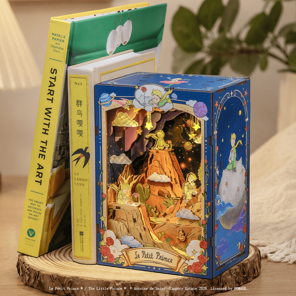 El Principito: El planeta y la rosa - Book nook XL