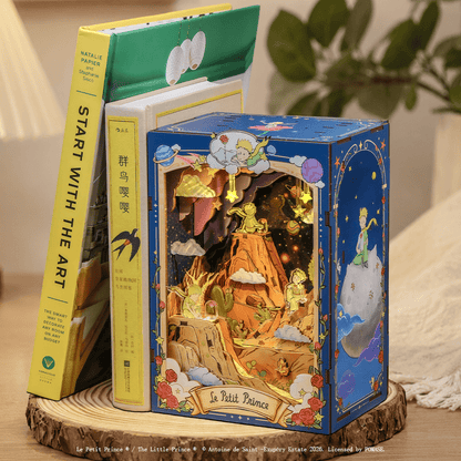 El Principito: El planeta y la rosa - Book nook XL
