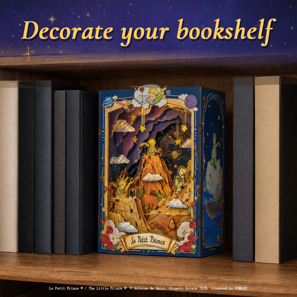 El Principito: El planeta y la rosa - Book nook XL