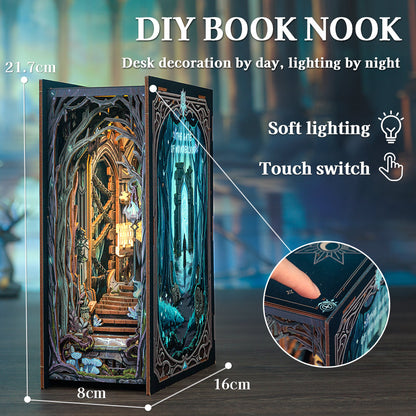 Book Nook: La puerta mágica- Miniatura 3D de madera CIRCUS - Rompecabezas HP / Puzzle DIY mundo magico