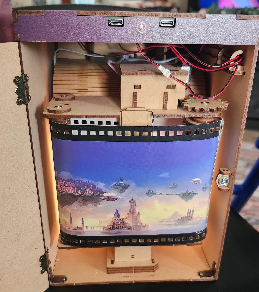 Cabina de Tren del H. Express: Camino al Castillo - Book Nook