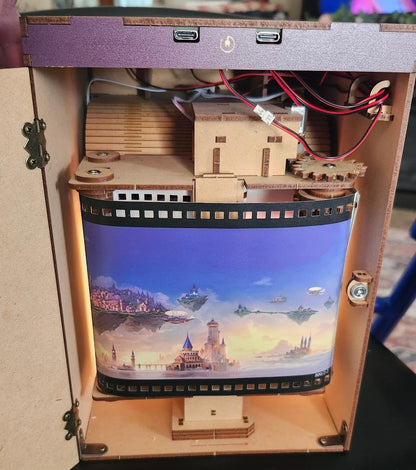 Cabina de Tren del H. Express: Camino al Castillo - Book Nook