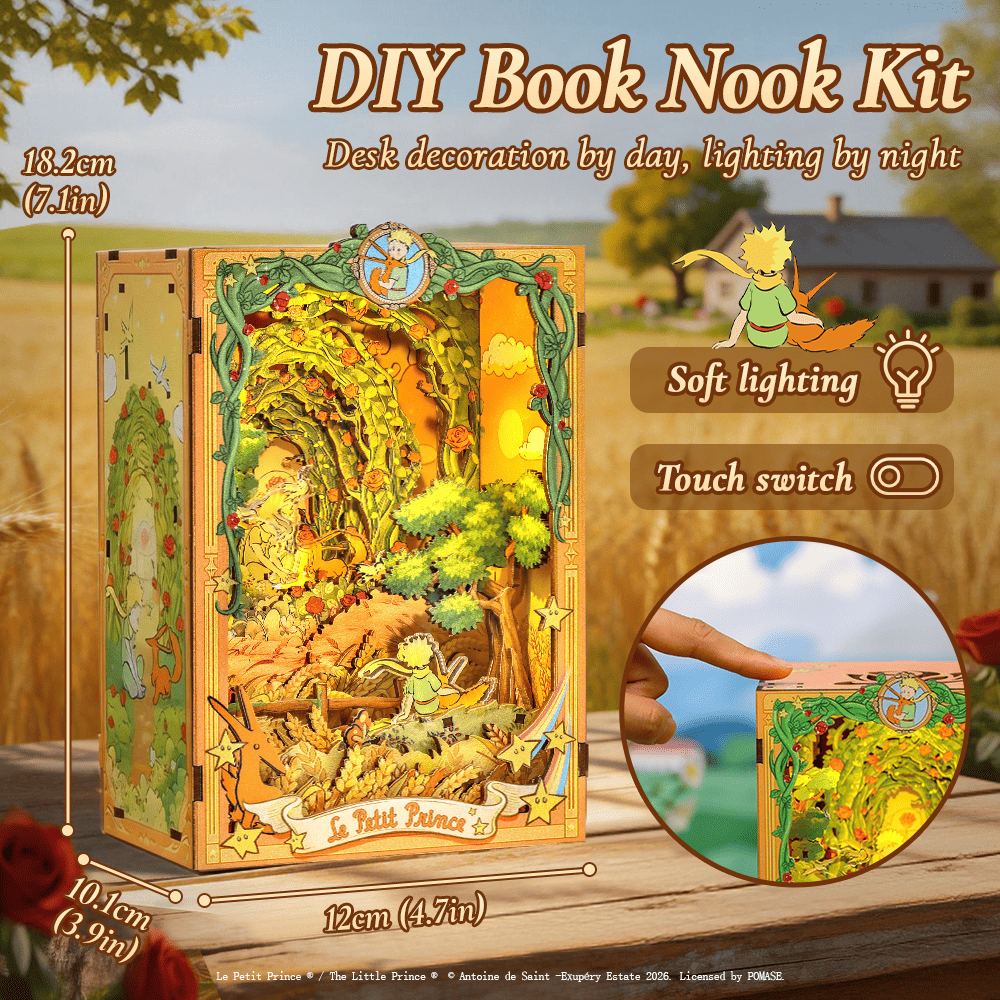 El Principito: La pradera - Book nook XL