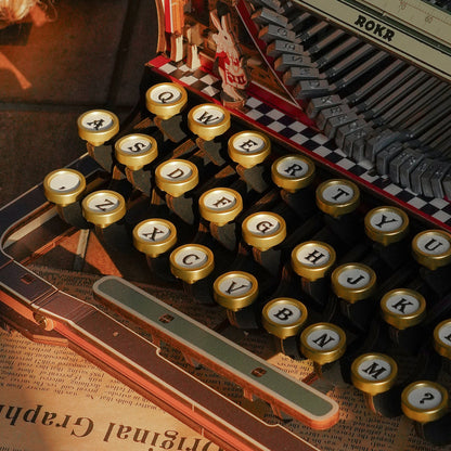Máquina de Escribir 3D Mecánica - Circus