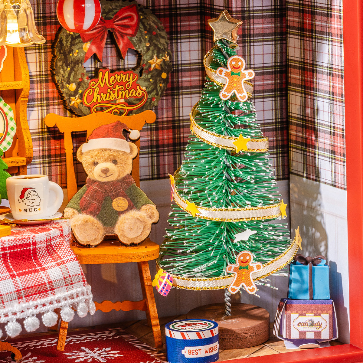 Salón de Navidad - Cuadro Puzzle 3D DIY