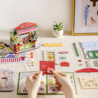 Caseta de Caramelos de Navidad – Miniatura 3D Puzzle