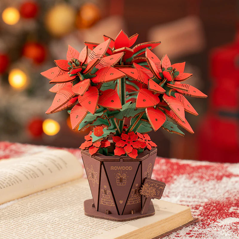 Planta de la Navidad – Puzzle de madera 3D