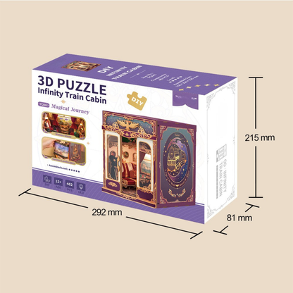 Cabina de Tren del H. Express: Camino al Castillo - Book Nook