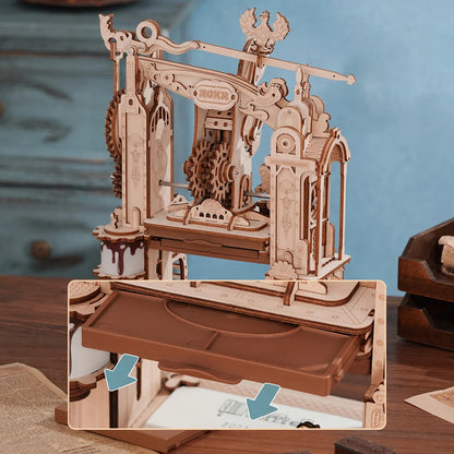 Classic Press Printer - Circus WOODEN 3D PUZZLE 