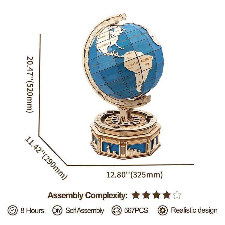 Geography Globe - Circus Puzzle 3D PUZZLE