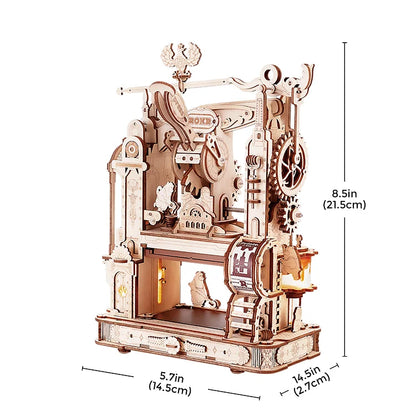 Impressora de imprensa clássica - Circus WOODEN 3D PUZZLE 