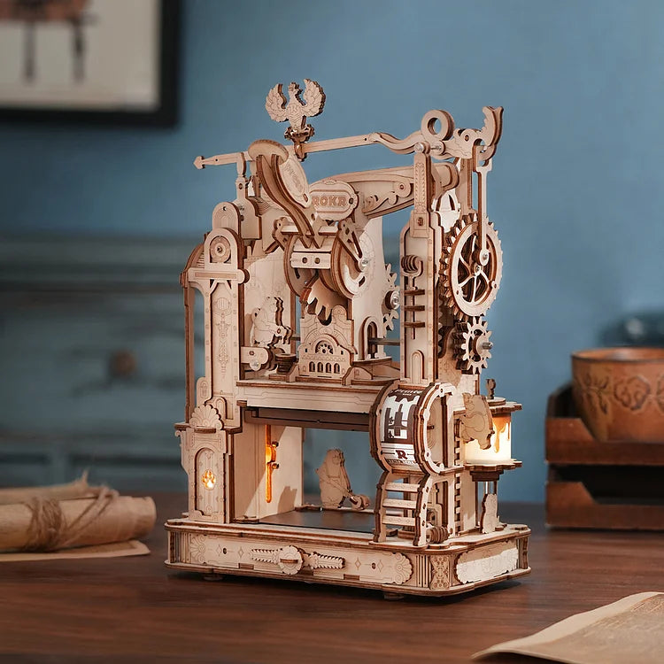 Classic Press Printer - Circus WOODEN 3D PUZZLE 